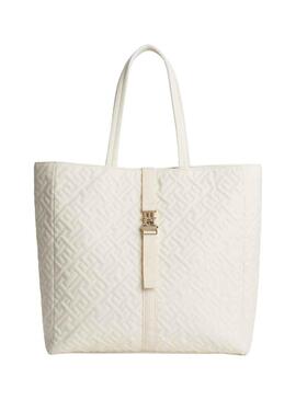 Borsa Tommy Hilfiger Flow Bianco per Donna