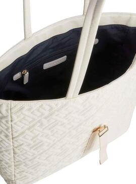 Borsa Tommy Hilfiger Flow Bianco per Donna