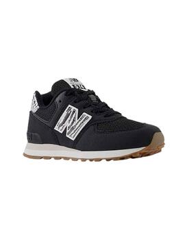 Sneakers New Balance 574 Mini Nero Bambina e Bambino