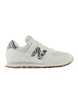 Sneakers New Balance 574 Mini Bianco Bambina e Bambino