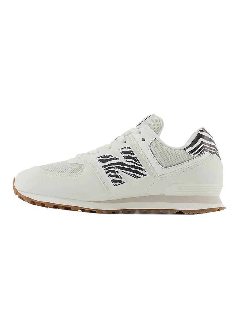 Sneakers New Balance 574 Mini Bianco Bambina e Bambino