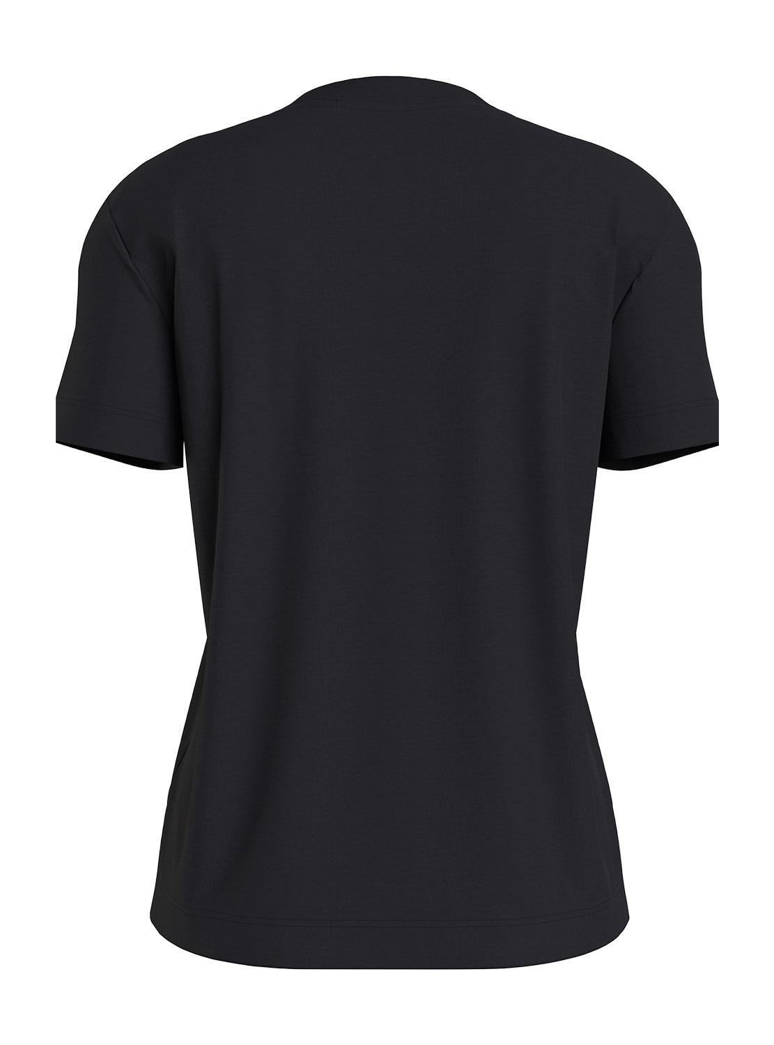 T-Shirt Calvin Klein Institutional Nero Donna