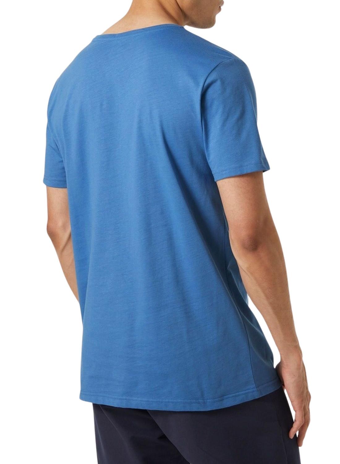 T-Shirt Helly Hansen Shoreline Blu per Uomo