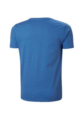 T-Shirt Helly Hansen Shoreline Blu per Uomo