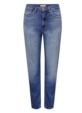 Pantaloni Jeans Only Veneda Blu per Donna