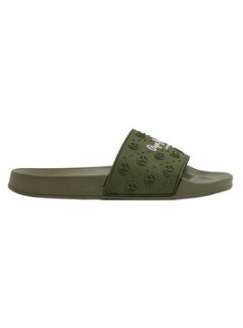 Flip flops Pepe Jeans Slider Plain Verde per Donna