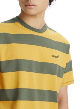 T-Shirt Levis Vintage Giallo per Uomo