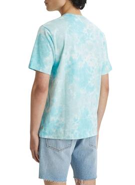 T-Shirt Levis Poster Blu per Uomo