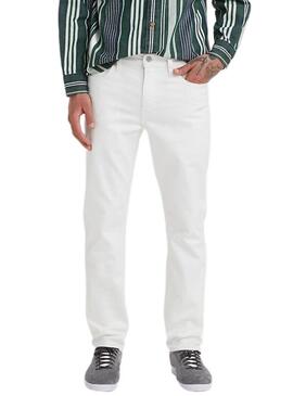 Pantaloni Jeans Levis 511 Bianco per Uomo