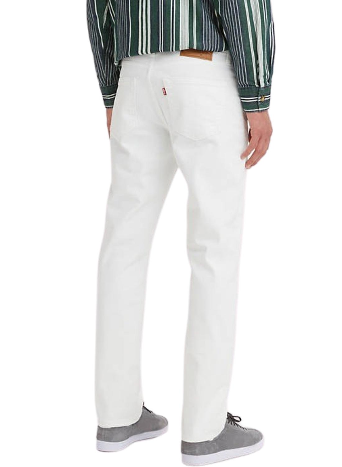 Pantaloni Jeans Levis 511 Bianco per Uomo