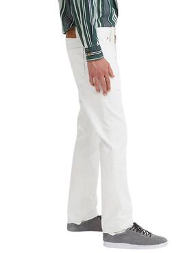 Pantaloni Jeans Levis 511 Bianco per Uomo