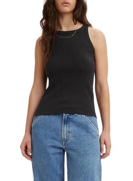 T-Shirt Levis Racer Nero per Donna