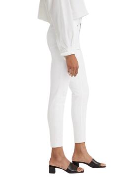Pantaloni Jeans Levis 721 Bianco per Donna