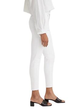 Pantaloni Jeans Levis 721 Bianco per Donna