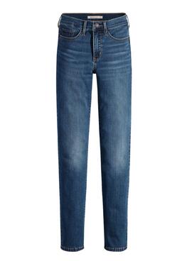 Pantaloni Jeans Levis 312 Blu per Donna