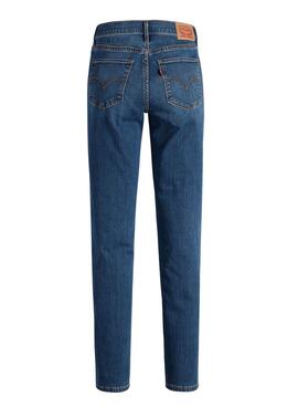 Pantaloni Jeans Levis 312 Blu per Donna