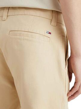 Pantaloni Tommy Jeans Austin Chino Beige Uomo