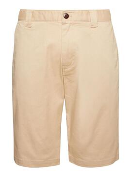 Bermuda Tommy Jeans Beige Scanton per Uomo