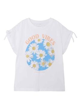 T-Shirt Name It Fatime Bianco per Bambina