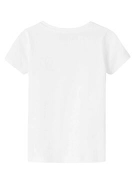 T-Shirt Name It Francesca Bianco per Bambina