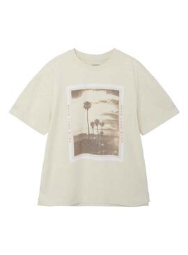 T-Shirt Name It Beige Ferdus per Bambino