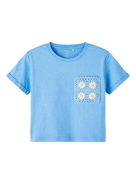 T-Shirt Name It Fidda Blu per Bambina