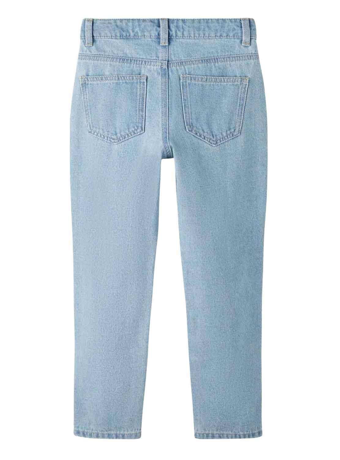 Pantaloni Jeans Name It Shaped Blu per Bambina