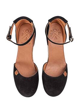 Espadrillas Popa Ambolo Nero per Donna