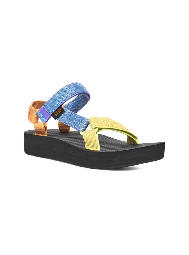 Sandali Teva Midform Universal Blu per Donna