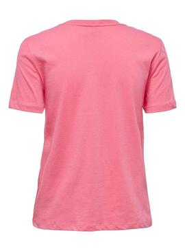 T-Shirt Only Lenni Rosa per Donna