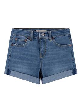 Shorts Levis Fidanzata Blu per Bambina