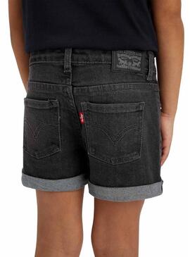 Shorts Levis Girlfriend Nero per Bambina