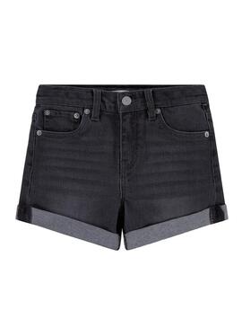 Shorts Levis Girlfriend Nero per Bambina