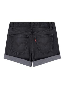 Shorts Levis Girlfriend Nero per Bambina