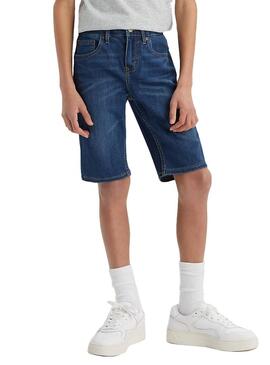 Bermudas Levis Eco Blu Navy per Bambino