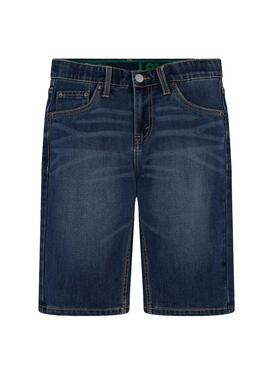 Bermudas Levis Eco Blu Navy per Bambino