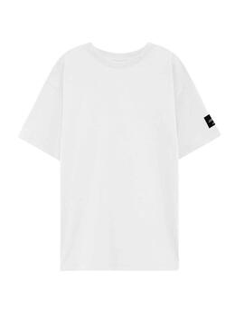 T-Shirt Ecoalf Spike Bianco per Bambino