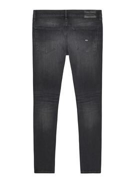 Pantaloni Jeans Tommy Jeans Scanton Slim Nero