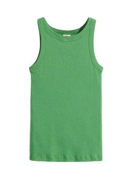 T-Shirt Levis Racer Verde per Donna