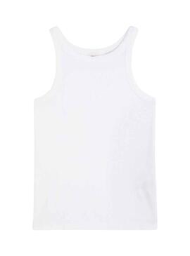 T-Shirt Levis Racer Bianco per Donna