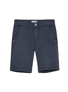 Bermudas Pepe Jeans Blueburn Blu Navy per Bambino