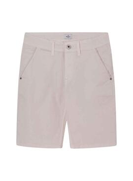 Bermuda Pepe Jeans Blueburn Beige per Bambino