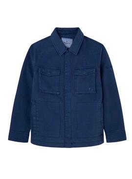 Giacca Pepe Jeans Dylan Blu Navy per Bambino