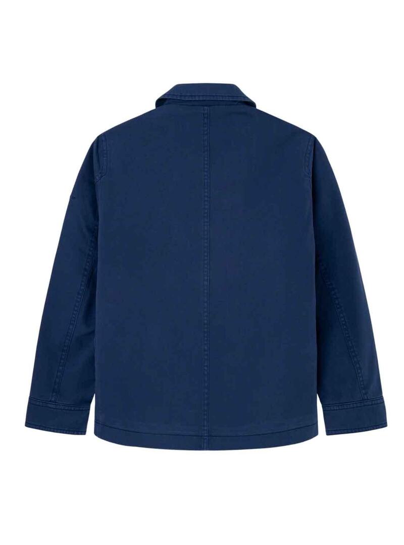 Giacca Pepe Jeans Dylan Blu Navy per Bambino