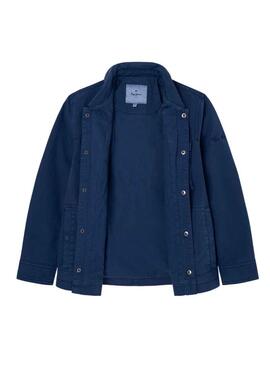 Giacca Pepe Jeans Dylan Blu Navy per Bambino