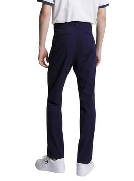 Pantaloni Tommy Jeans Austin Blu Navy per Uomo