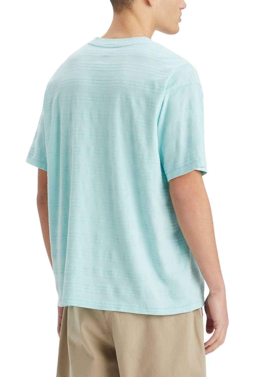 T-Shirt Levis Vintage Turchese per Uomo