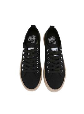 Sneakers Walkin Pitas Ada Nero per Donna