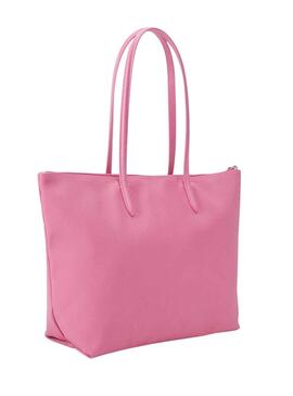 Borsa Lacoste Shopping Rosa per Donna