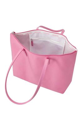 Borsa Lacoste Shopping Rosa per Donna